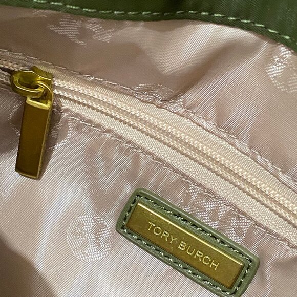 Tory Burch Dark Green Nylon Women's Handbag - Picture 6 of 12